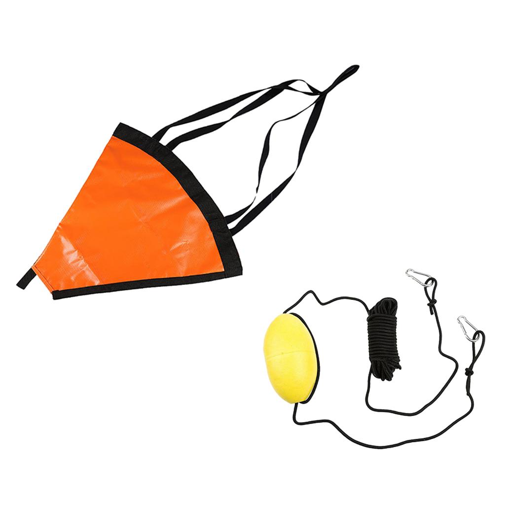 Jetski Fishing Equipment - Seeanker-Drogue-Bremse, kontrollierter Driftschlauch, Angelanker für aufblasbare