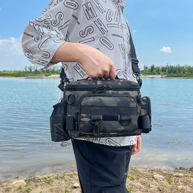 Fishing Equipment In - Taktische Outdoor-Hüfttasche Multifunktionale Hüft- und Brusttasche