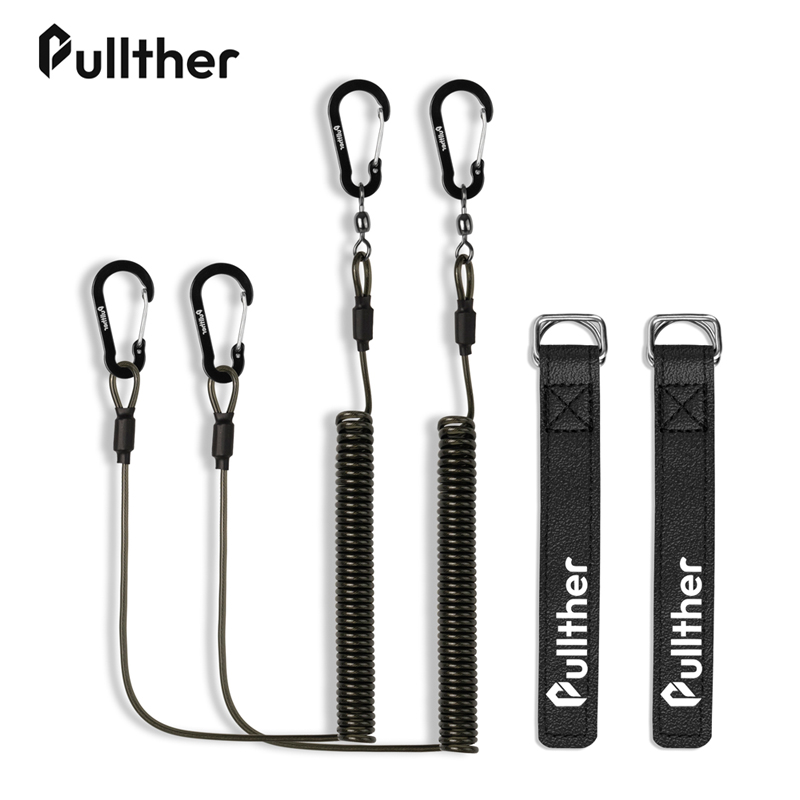 Fishing Equipment On Sale - angelzubehör neuheiten，Angel-Spiral-Lanyards mit Ruten-Krawatte, Angel-Lanyard für