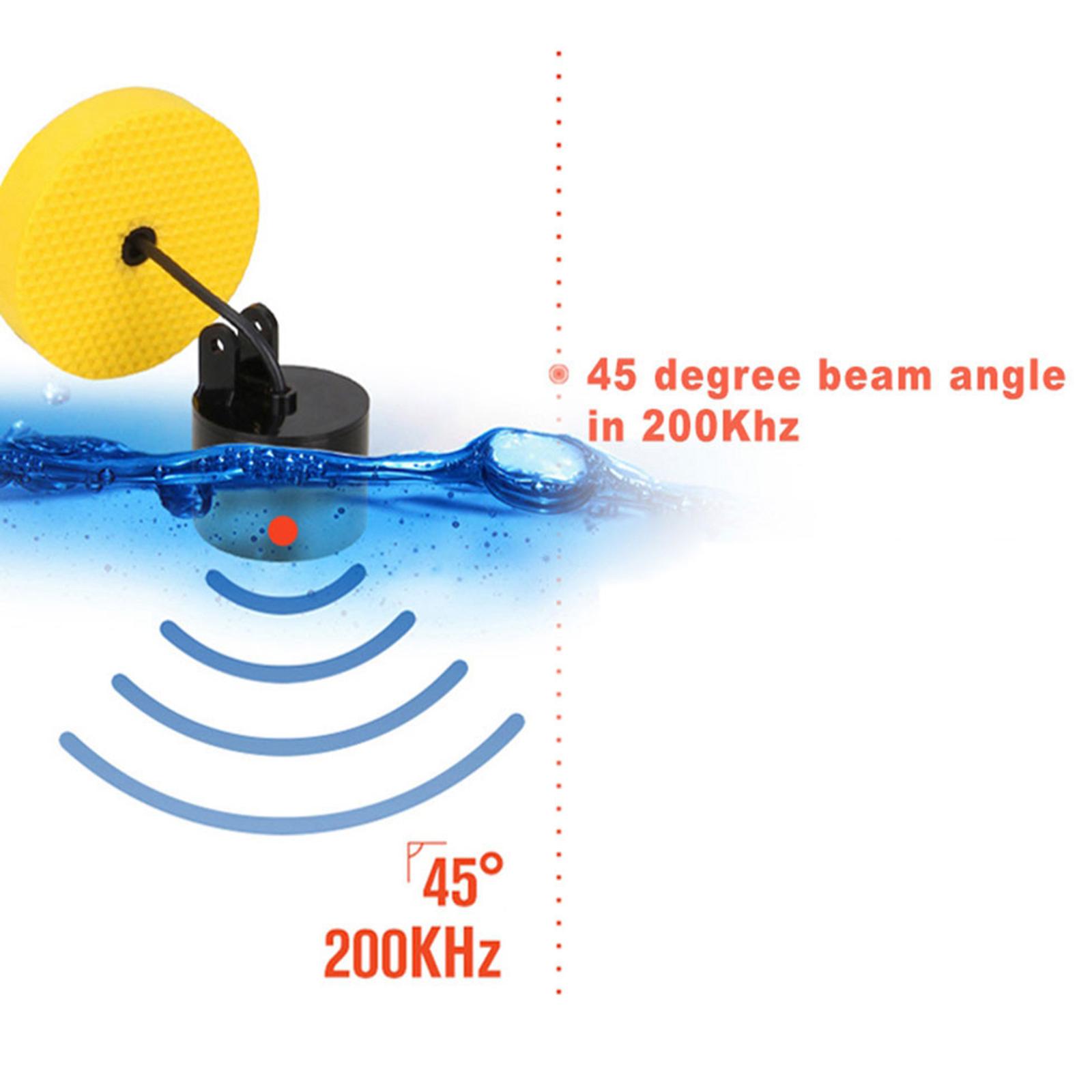 Fishing Equipment In English - Tragbarer Fischfinder Sonar-Echolot Kabelgebundenes Angelausrüstung Tiefenmesser