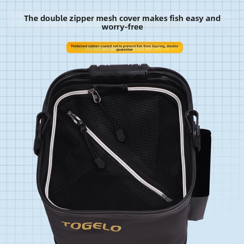 Fischeimer Neuer zusammenklapp – Fishing Equipment In Bewertung und Preis