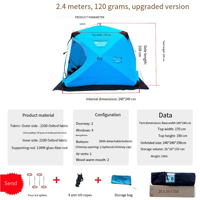 Schnee Angeln Haus Kälte- und  – Fishing Equipment Needed Bewertung und Preis