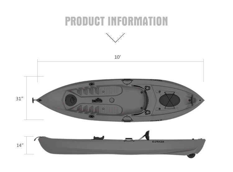 10ft 1 Person hdpe Plastik boo – Fishing Equipment In Bewertung und Preis