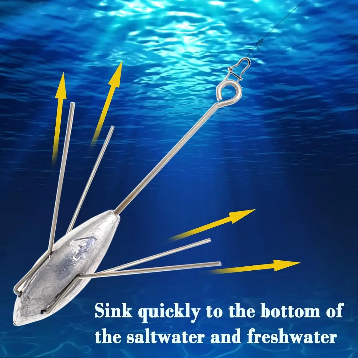 Sputnik Sinker Long Tail Angel – Fishing Equipment Hook Bewertung und Preis